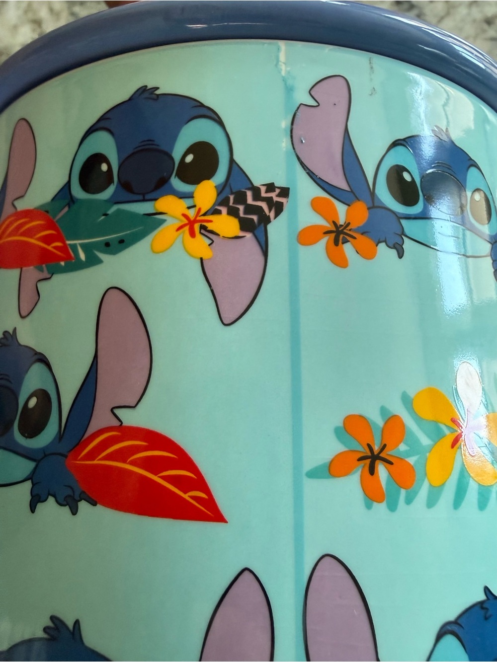 Disney Stitch Ceramic Cookie 🍪 Jar Coffee Mug & Cookie Travel Container NWT - Picture 7 of 9